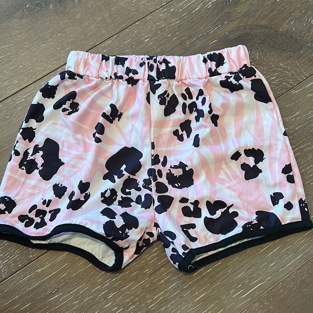 NWOT Sparkle In Pink 2-piece pink animal print toddler outfit - Picture 3 of 5